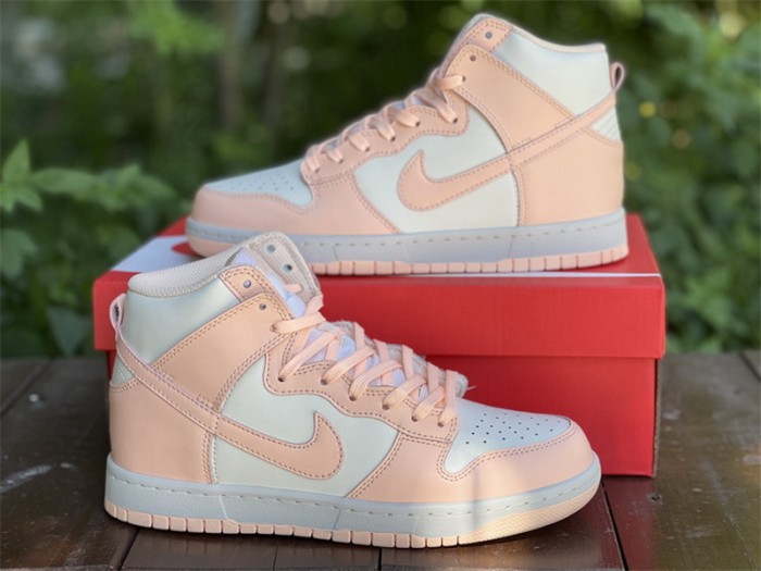 Authentic Nike Dunk High Crimson Tint