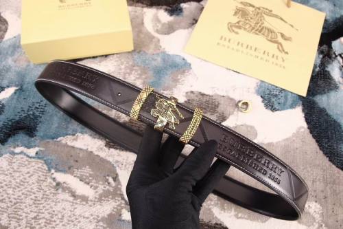 Super Perfect Quality Burberry Belts(100% Genuine Leather,steel buckle)-090