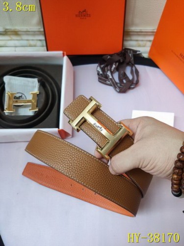 Super Perfect Quality Hermes Belts(100% Genuine Leather,Reversible Steel Buckle)-310