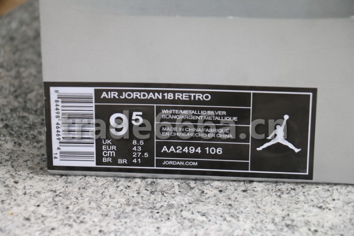 Authentic Air Jordan 18 “Sport Royal”