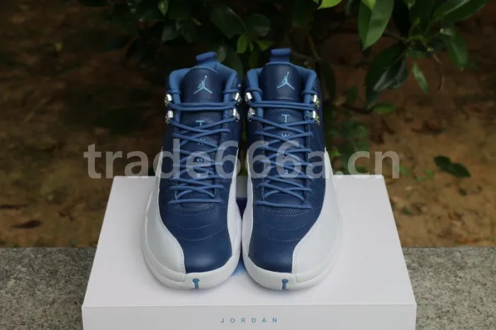 Authentic Air Jordan 12 “Stone Blue”