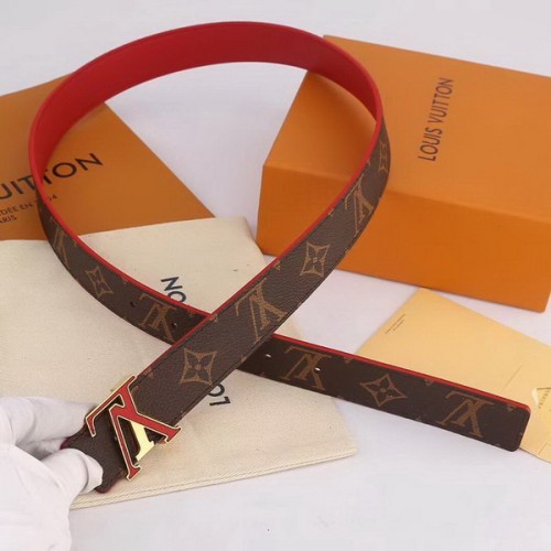 Super Perfect Quality LV women Belts(100% Genuine Leather,Steel Buckle)-010