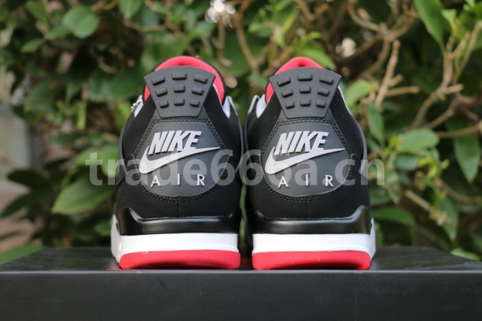 Authentic Air Jordan 4 Bred 2019
