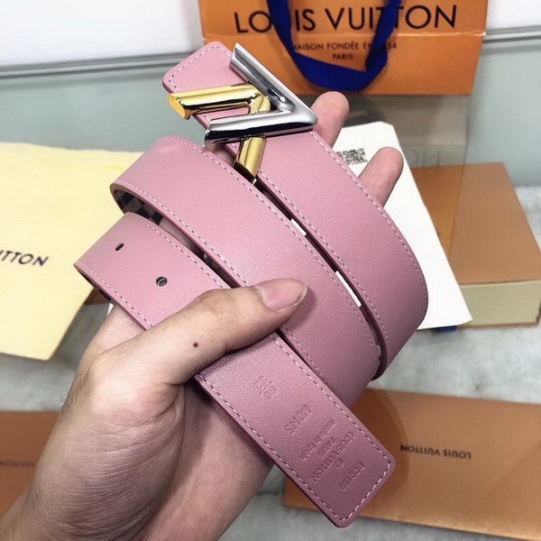 Super Perfect Quality LV women Belts(100% Genuine Leather,Steel Buckle)-050