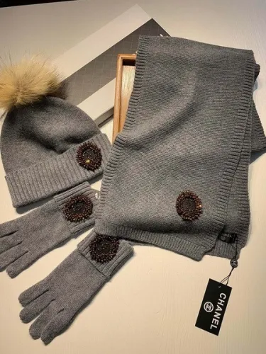 CHAL Wool Cap Scarf AAA-165