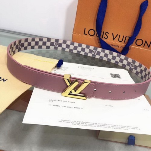 Super Perfect Quality LV women Belts(100% Genuine Leather,Steel Buckle)-047