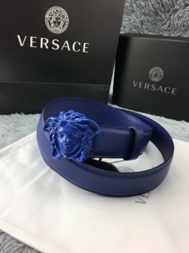 Super Perfect Quality Versace Belts(100% Genuine Leather,Steel Buckle)-296
