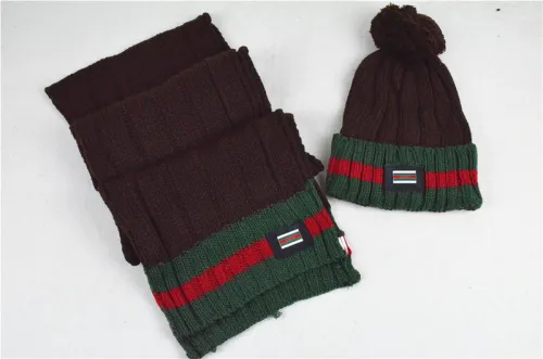 G Wool Cap Scarf AAA-031