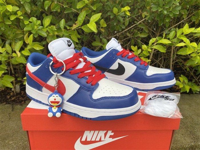 Authentic Nike Dunk Low White Blue