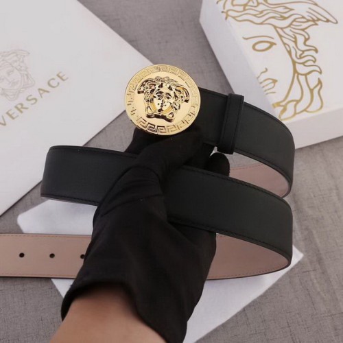 Super Perfect Quality Versace Belts(100% Genuine Leather,Steel Buckle)-623