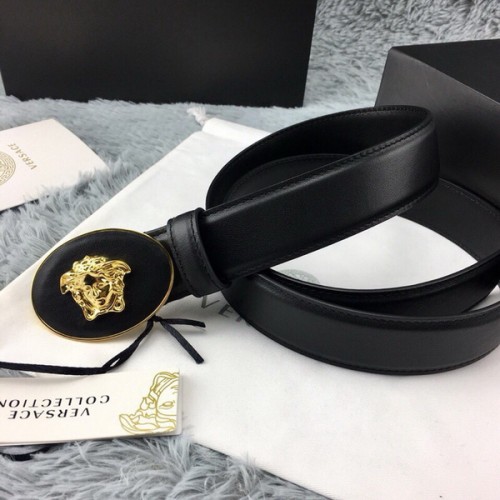 Super Perfect Quality Versace Belts(100% Genuine Leather,Steel Buckle)-155