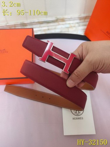 Super Perfect Quality Hermes Belts(100% Genuine Leather,Reversible Steel Buckle)-275