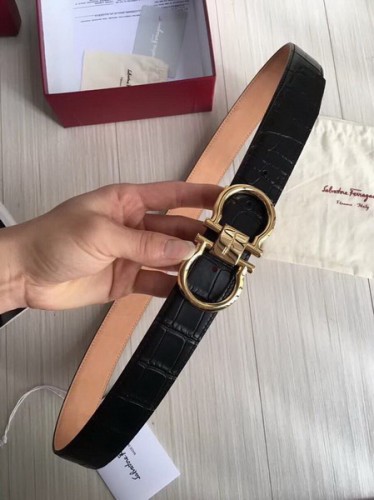 Super Perfect Quality Ferragamo Belts(100% Genuine Leather,steel Buckle)-936
