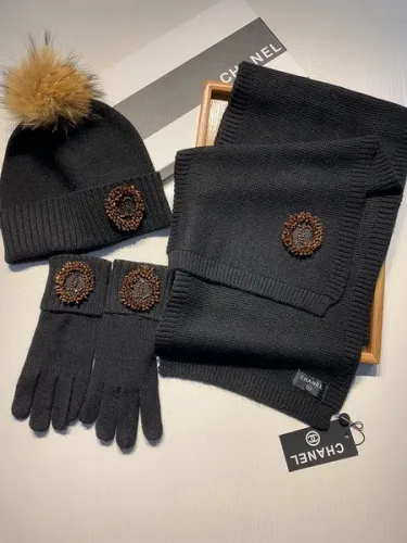 CHAL Wool Cap Scarf AAA-164
