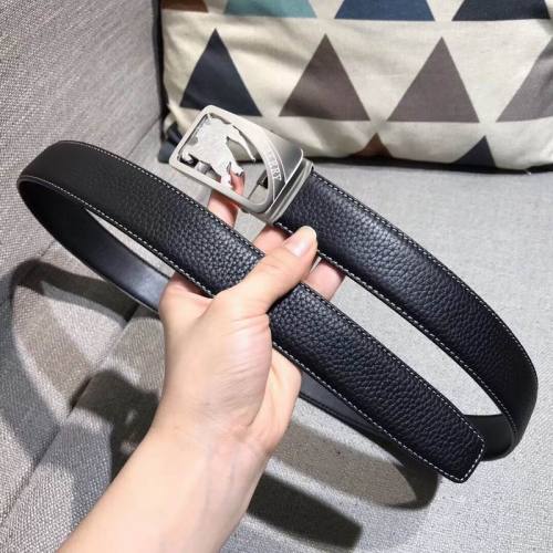 Super Perfect Quality Burberry Belts(100% Genuine Leather,steel buckle)-016