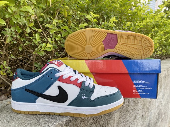 Authentic Parra x Nike SB Dunk Low  DH7695-100