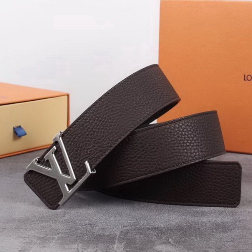 Super Perfect Quality LV Belts(100% Genuine Leather Steel Buckle)-1966