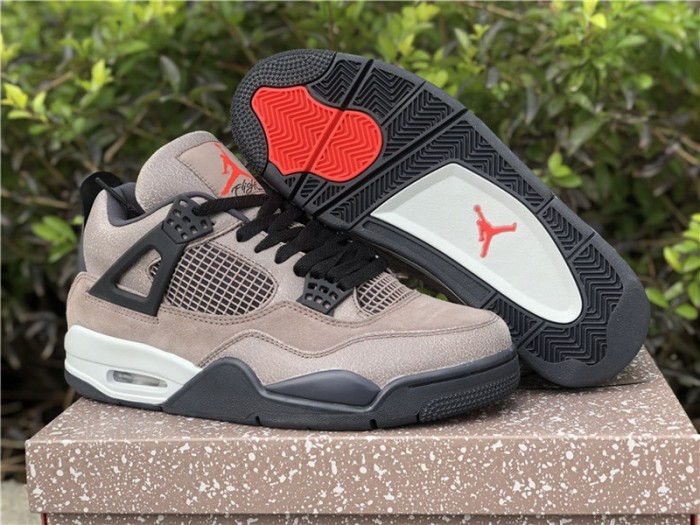 Authentic  Air Jordan 4 “Taupe Haze”   GS