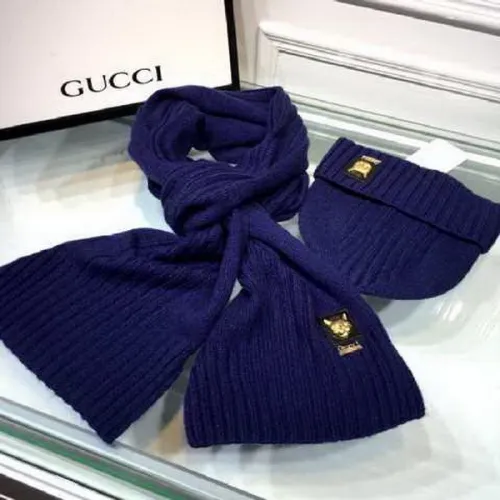 G Wool Cap Scarf AAA-133