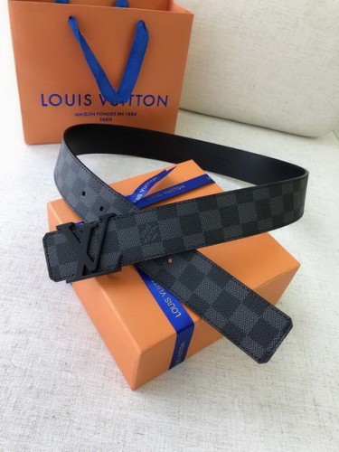 Super Perfect Quality LV Belts(100% Genuine Leather Steel Buckle)-2214