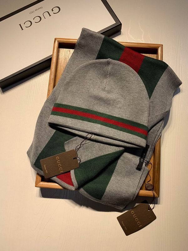 G Wool Cap Scarf AAA-175
