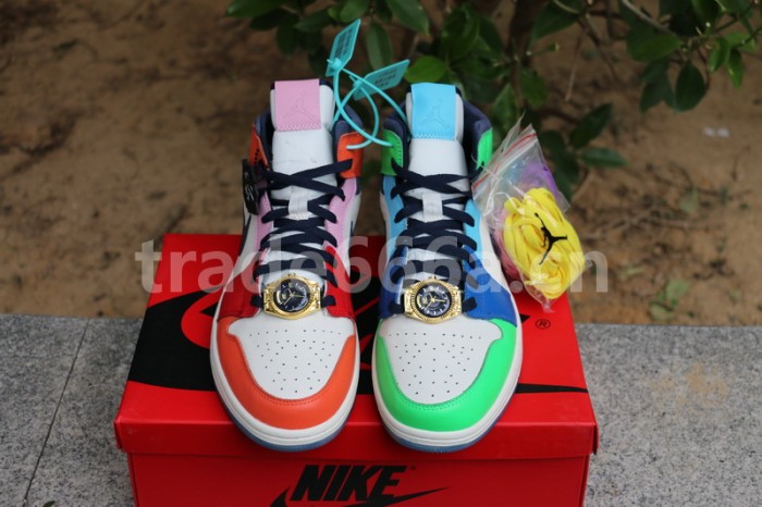Authentic Melody Ehsani x Air Jordan 1 Mid  “Fearless” Women Shoes