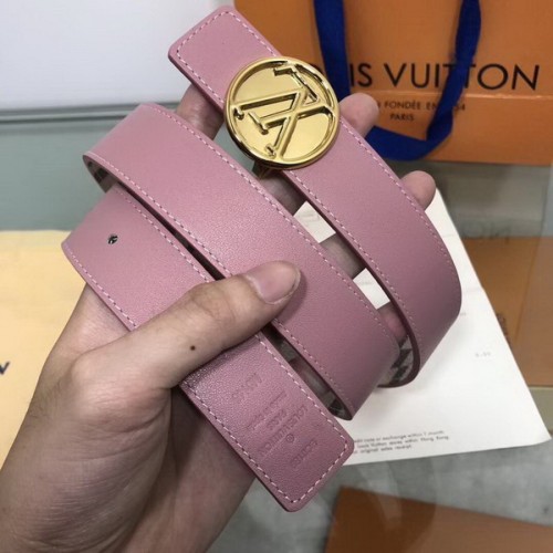 Super Perfect Quality LV women Belts(100% Genuine Leather,Steel Buckle)-059