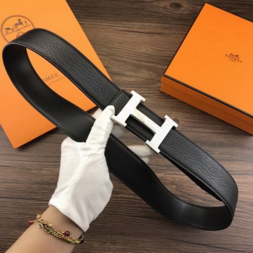 Super Perfect Quality Hermes Belts(100% Genuine Leather,Reversible Steel Buckle)-270
