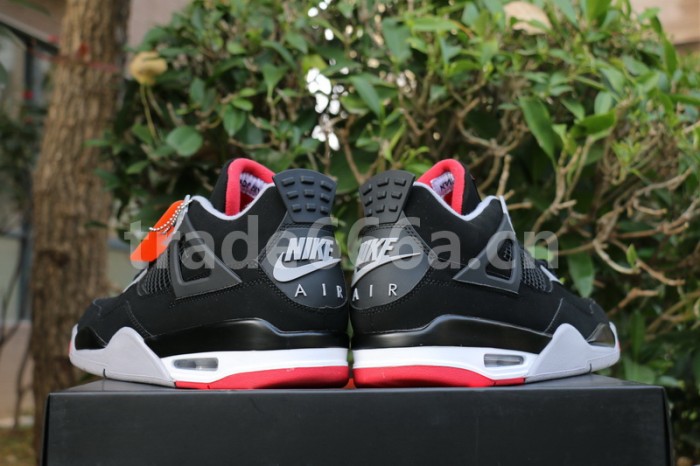Authentic Air Jordan 4 Bred 2019