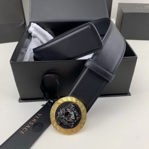 Super Perfect Quality Versace Belts(100% Genuine Leather,Steel Buckle)-295