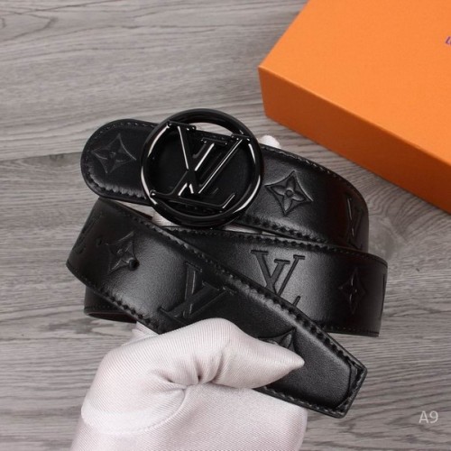 Super Perfect Quality LV Belts(100% Genuine Leather Steel Buckle)-2170