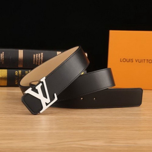 Super Perfect Quality LV Belts(100% Genuine Leather Steel Buckle)-2168
