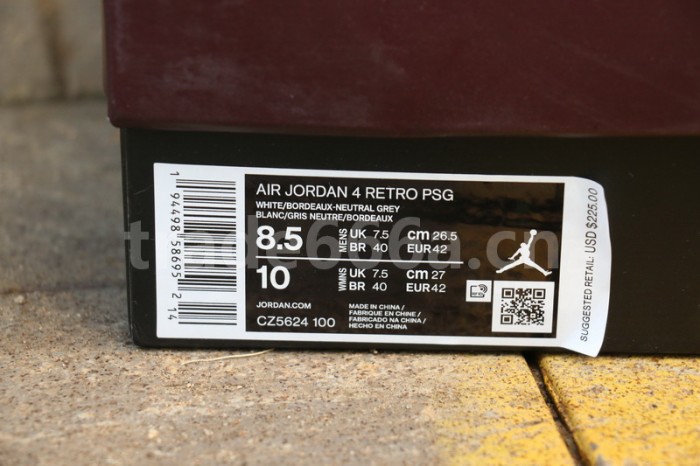 Authentic PSG x Air Jordan 4 Retro Paris Saint-Germain