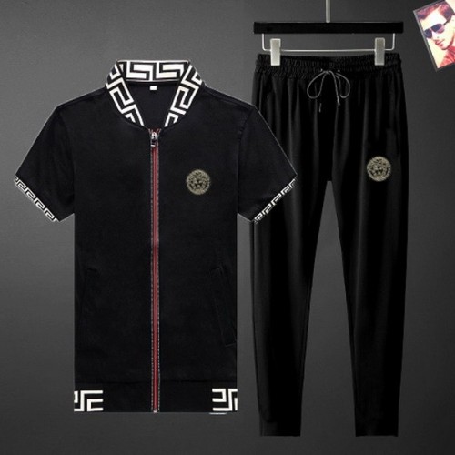 Versace short sleeve men suit-067(M-XXXL)