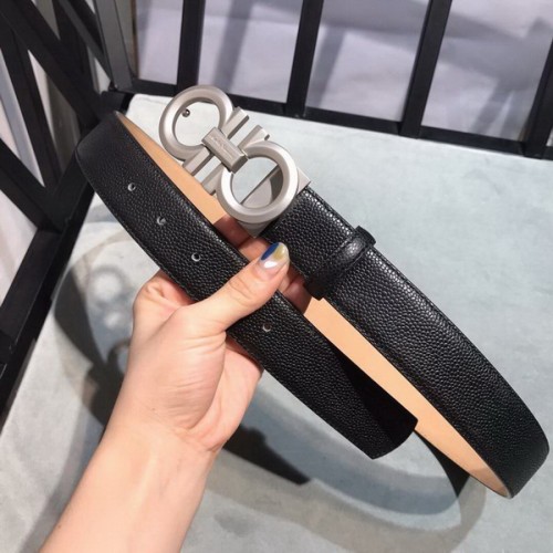 Super Perfect Quality Ferragamo Belts(100% Genuine Leather,steel Buckle)-829