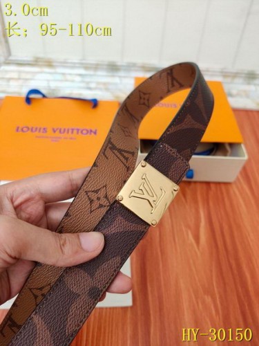 Super Perfect Quality LV women Belts(100% Genuine Leather,Steel Buckle)-224