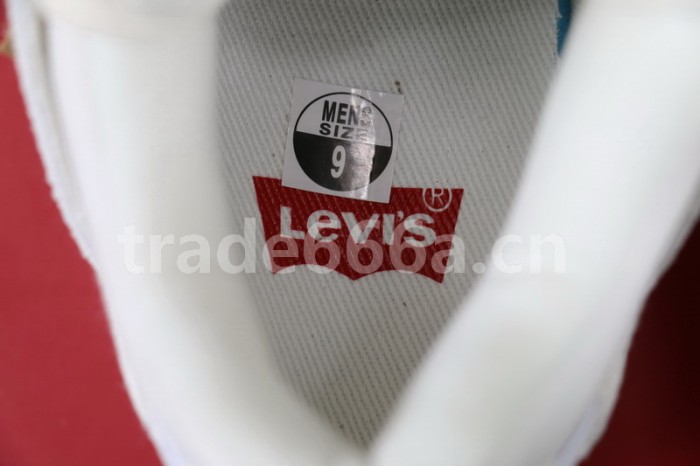 Authentic Levi’s x Air Jordan 4 White