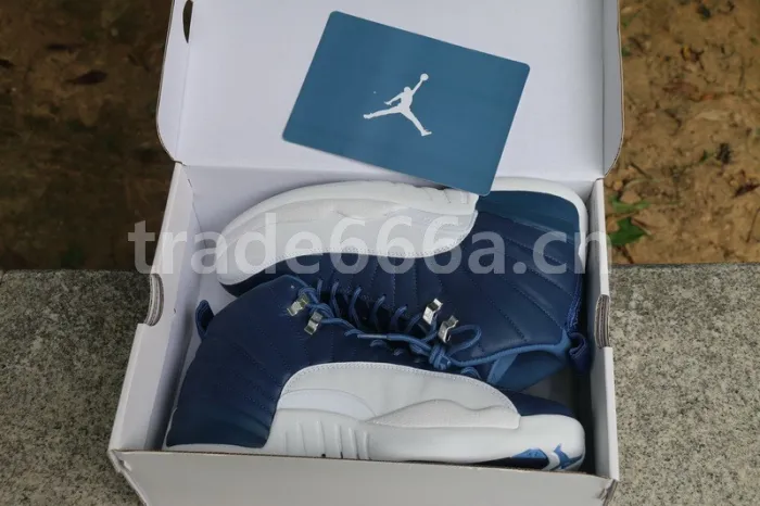 Authentic Air Jordan 12 “Stone Blue”