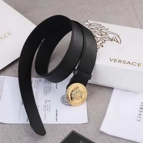 Super Perfect Quality Versace Belts(100% Genuine Leather,Steel Buckle)-499