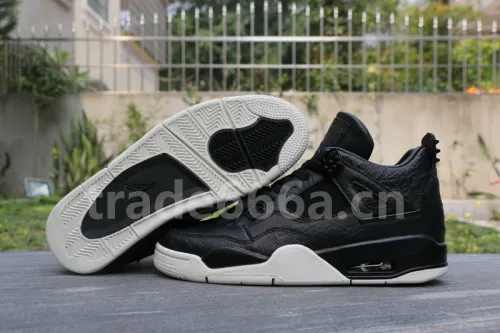 Authentic Air Jordan 4 Premium “Black”