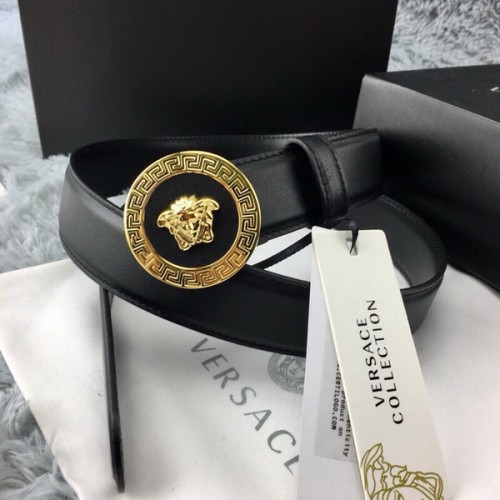 Super Perfect Quality Versace Belts(100% Genuine Leather,Steel Buckle)-281
