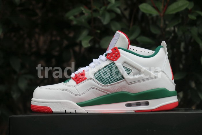 Authentic Air Jordan 4 x G White