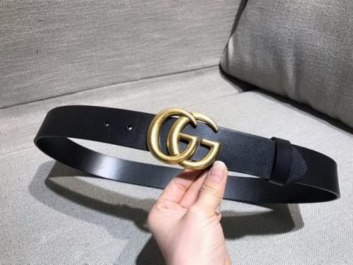 Super Perfect Quality G Belts(100% Genuine Leather,steel Buckle)-2371