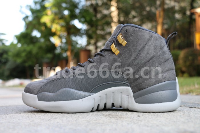 Authentic Air Jordan 12 Dark Grey