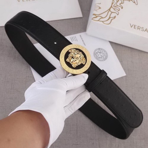 Super Perfect Quality Versace Belts(100% Genuine Leather,Steel Buckle)-539