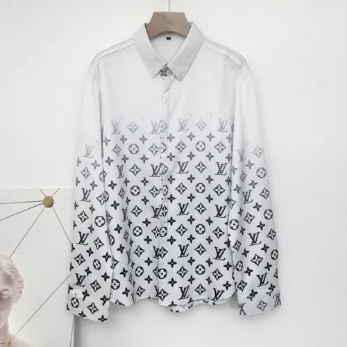 LV long sleeve shirt men-010(M-XXL)