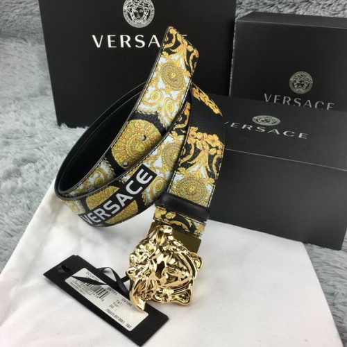 Super Perfect Quality Versace Belts(100% Genuine Leather,Steel Buckle)-279
