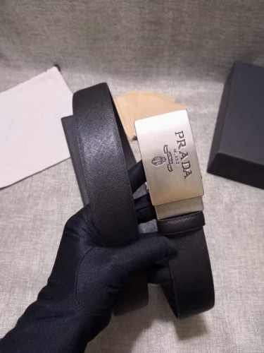 Super Perfect Quality Prada Belts(100% Genuine Leather,Reversible Steel Buckle)-021