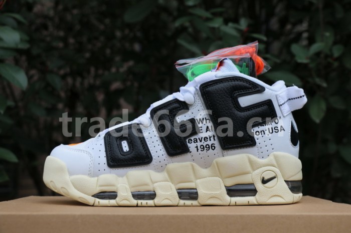 Authentic OFF-WHITE x Nike Air More Uptempo