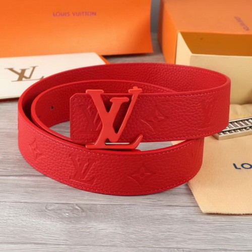 Super Perfect Quality LV Belts(100% Genuine Leather Steel Buckle)-1642